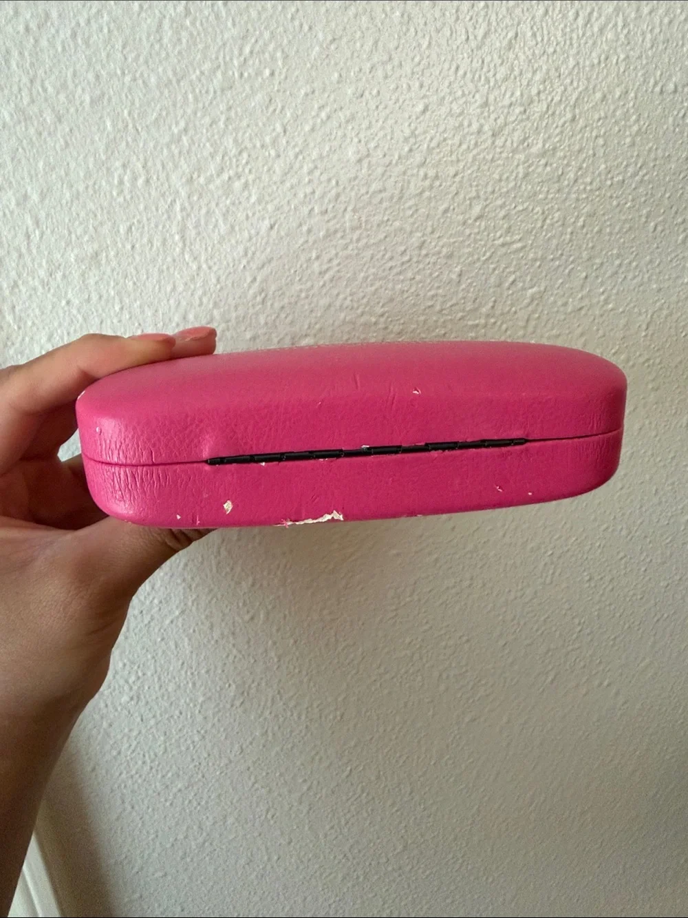 Juicy Couture Fuchsia Hard Sunglasses Case with Gold Logo